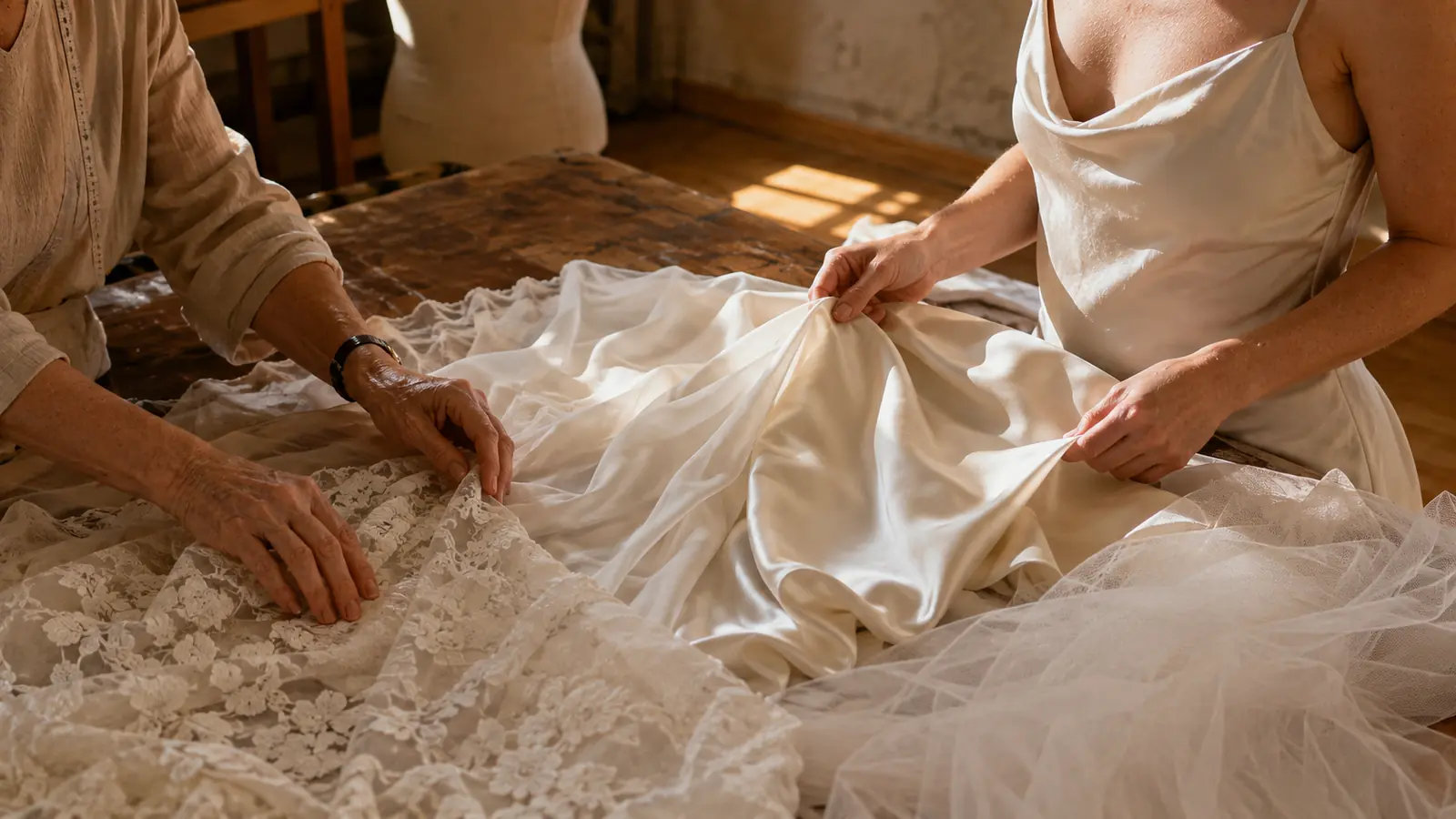 Wedding Dress Fabrics Explained: How Each One Feels