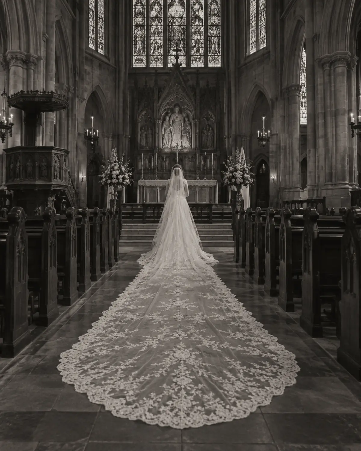 Lace Cathedral Train – Church Lace Cathedral Train – Church