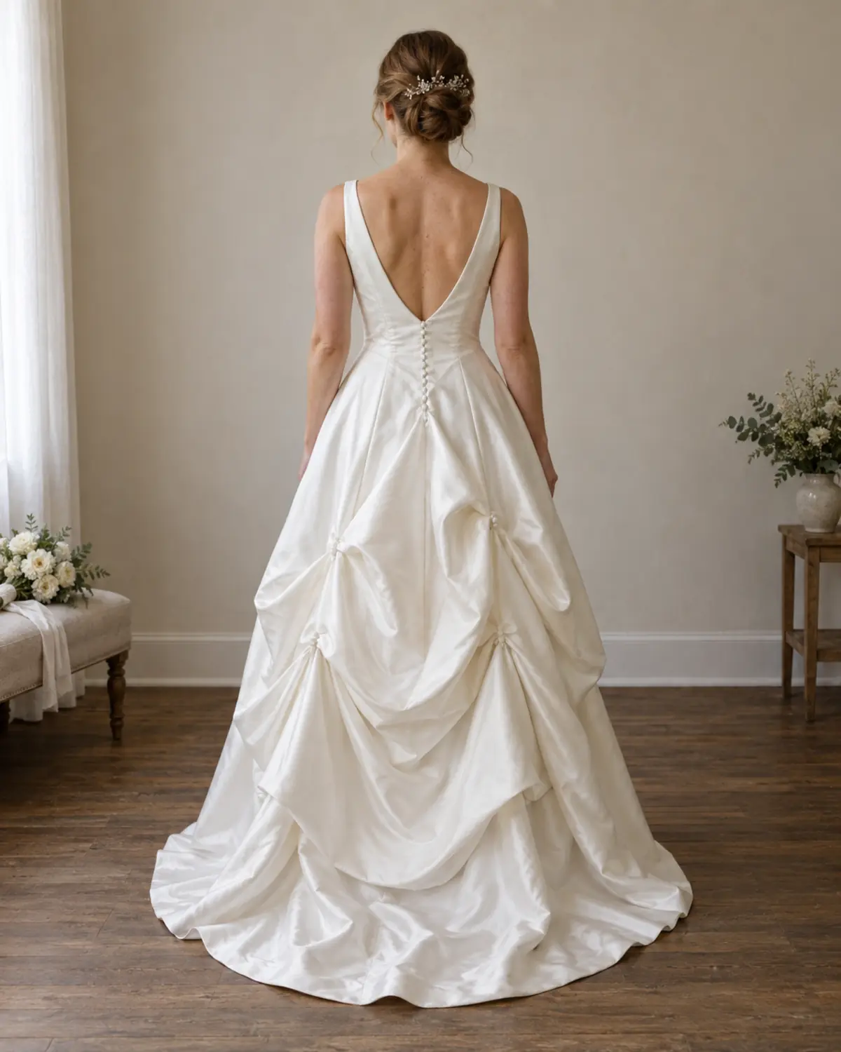 american-over-bustle-wedding-dress American over-bustle wedding dress